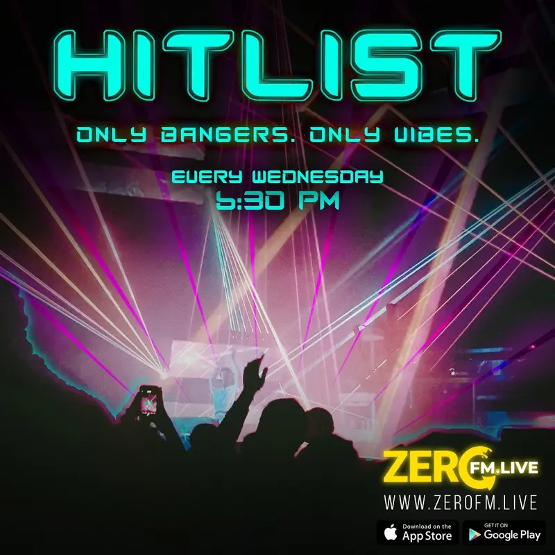 Hitlist, every Wednesday at 6.30 PM